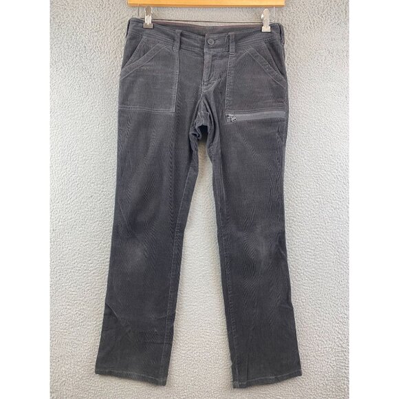 The North Face Womens 4 Gray Corduroy Pants Stretch - Picture 1 of 11